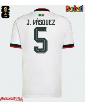 Mexic Johan Vasquez #5 Tricou Fotbal Replică Mondial 2026 Barbati Deplasare Mexic Johan Vasquez #5 Tricou Fotbal Replică Mondial 2026 Barbati Deplasare